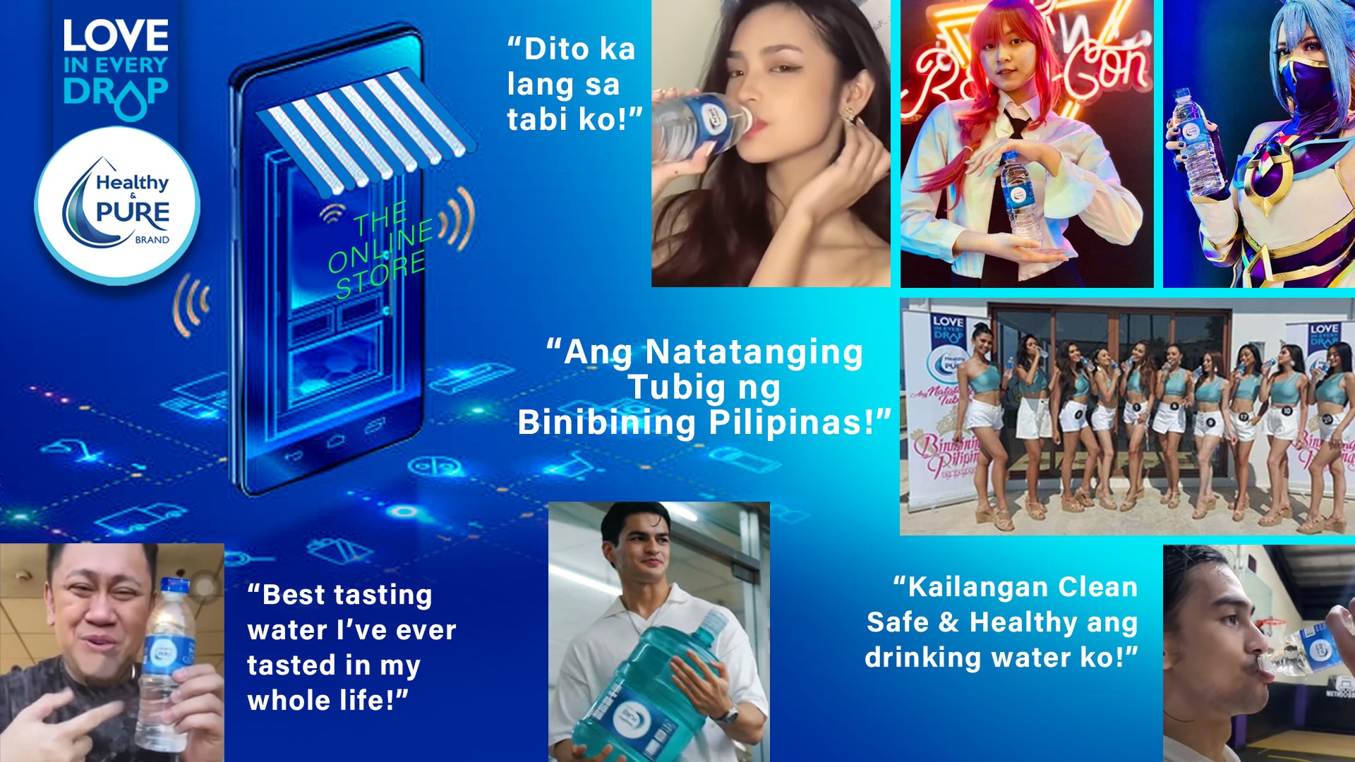 Healthy & Pure Brand Purified Water