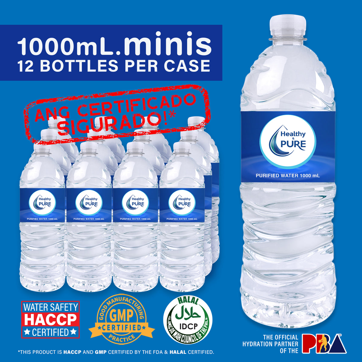 Healthy & Pure Brand Minis 1000 ML