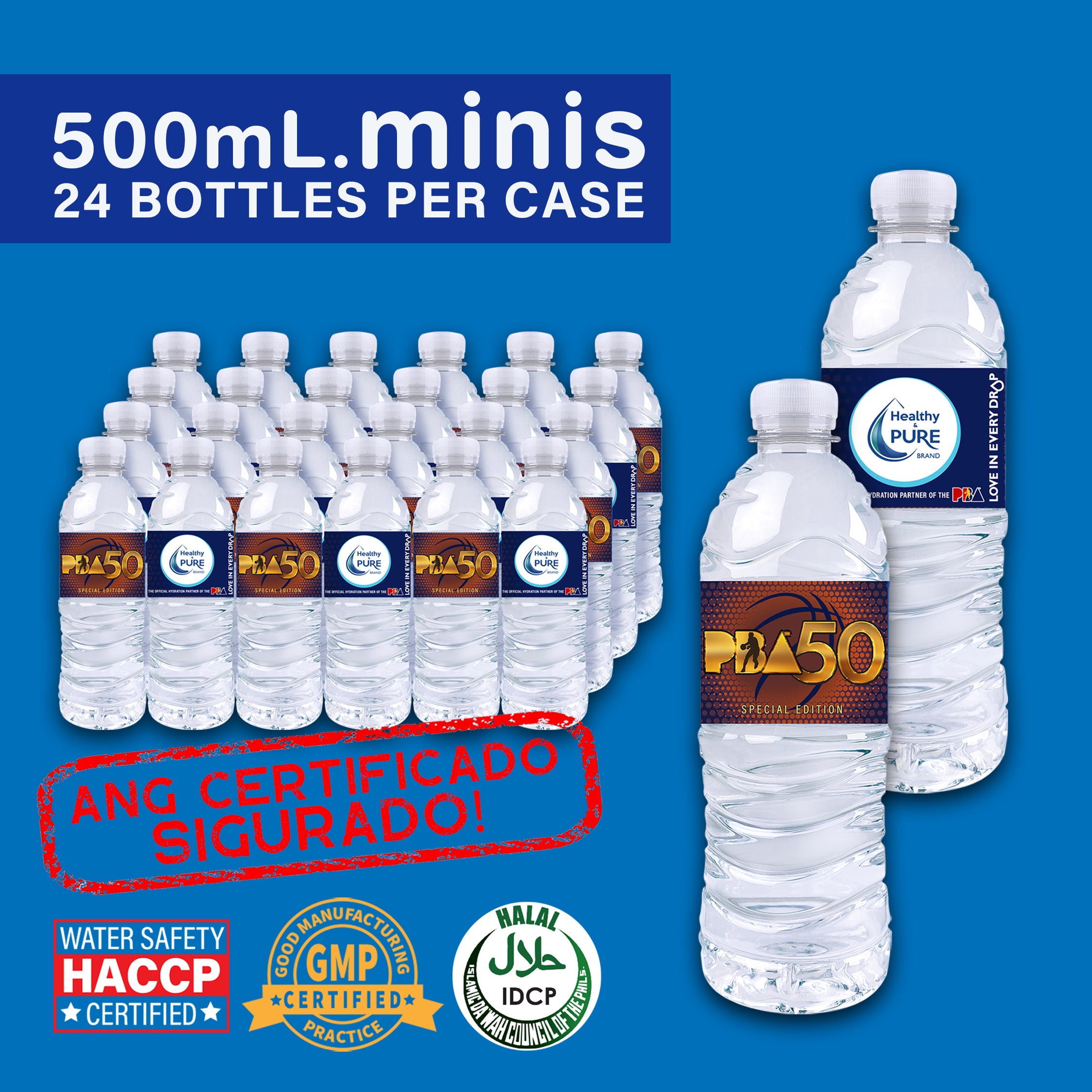 Healthy & Pure Brand Minis | 500 ML